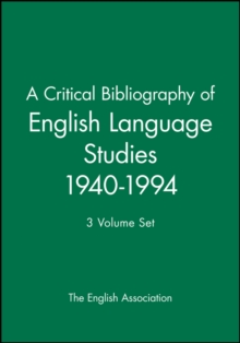 Critical Bibliography of English Language Studies 1940-1994