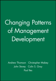 Image for Changing Patterns of Management Development