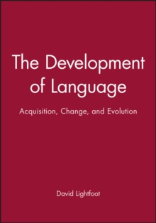 Image for The Development of Language