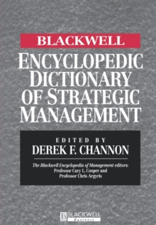 Image for The Blackwell Encyclopedic Dictionary of Strategic Management