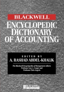 Image for The Blackwell Encyclopedic Dictionary of Accounting