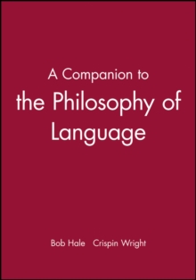 Image for A companion to the philosophy of language