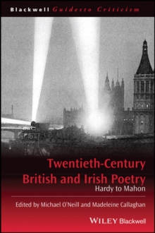 Image for Twentieth-Century British and Irish Poetry