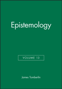 Image for Epistemology, Volume 13