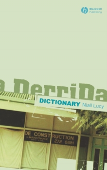 Image for A Derrida Dictionary