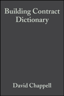 Image for Building Contract Dictionary