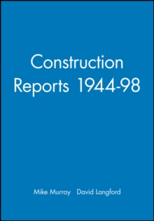 Image for Construction reports 1944-98