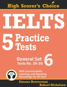 Image for IELTS 5 Practice Tests, General Set 6 : Tests No. 26-30