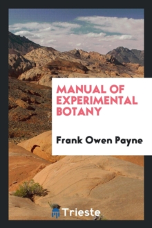 Image for Manual of Experimental Botany