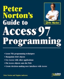 Image for Peter Norton's guide to Access 97 programming
