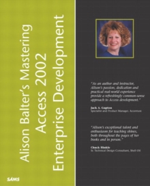 Image for Alison Balter's guide to Access 2002 enterprise development