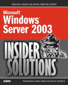 Image for Microsoft Windows Server 2003 Insider Solutions
