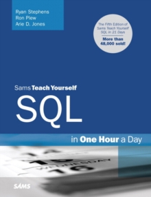 Image for Sams teach yourself SQL in one hour a day