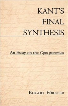 Kant's Final Synthesis
