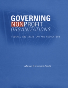 Image for Governing nonprofit organizations: federal and state law and regulation