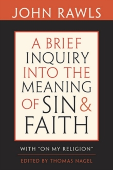 Brief Inquiry into the Meaning of Sin and Faith