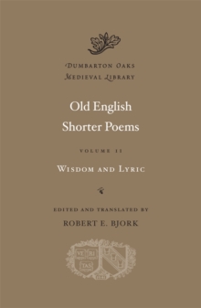 Old English Shorter Poems, Volume II