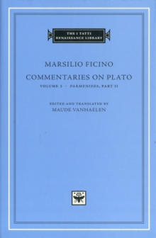 Image for Commentaries on Plato.Volume 2,: Parmenides