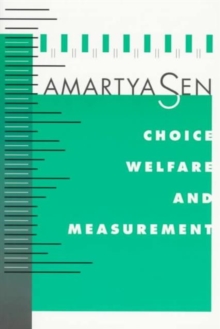 Image for Choice, Welfare and Measurement