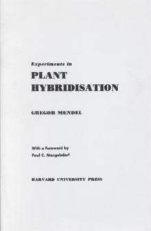 Image for Experiments in Plant Hybridisation