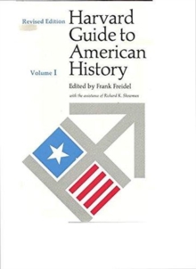 Image for Harvard Guide to American History, Volumes I and II