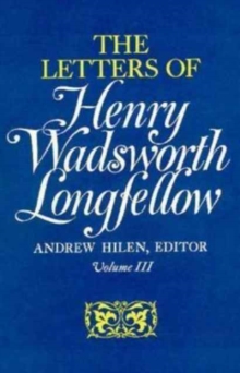 Image for The Letters of Henry Wadsworth Longfellow, Volume I-II: 1814-1843