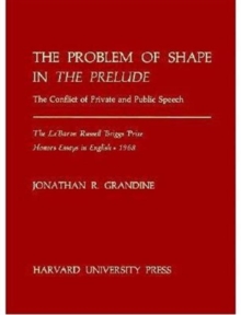 Problem of Shape in <i>The Prelude</i>