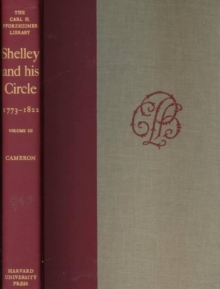 Image for Shelley and His Circle, 1773-1822