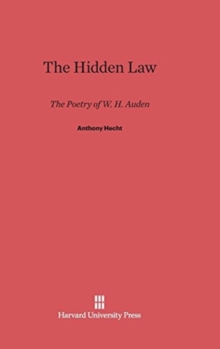 Image for The Hidden Law : The Poetry of W. H. Auden