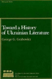 Image for Toward a History of Ukrainian Literature