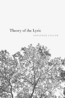 Image for Theory of the lyric