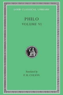 Image for Philo, Volume VI