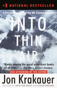 Image for Into thin air: a personal account of the Mount Everest disaster