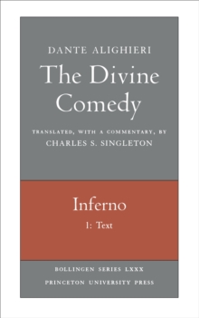 Image for The Divine Comedy, I. Inferno, Vol. I. Part 1 : Text