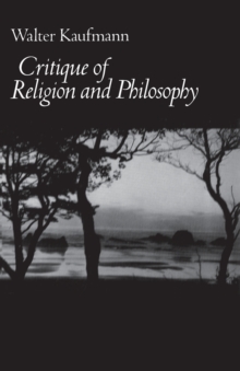 Critique of Religion and Philosophy