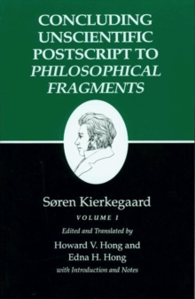 Image for Kierkegaard's Writings, XII, Volume I