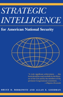 Image for Strategic Intelligence for American National Security