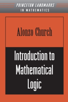 Introduction to Mathematical Logic (PMS-13), Volume 13