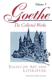 Image for Goethe, Volume 3