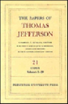 Image for The Papers of Thomas Jefferson, Volume 21 : Index, Vols. 1-20