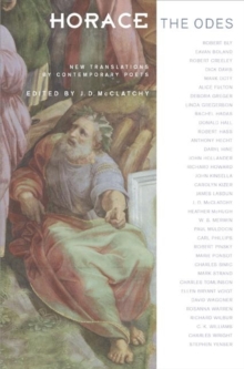 Image for Horace, the odes  : new translations by contemporary poets