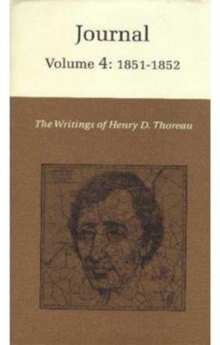 Writings of Henry David Thoreau, Volume 4