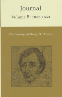 Image for The Writings of Henry David Thoreau, Volume 5