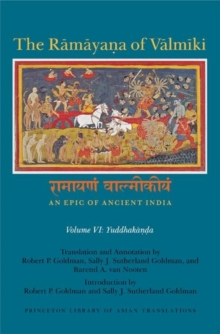 Image for The Ramayana of ValmikiVol. 6: Yuddhakanda