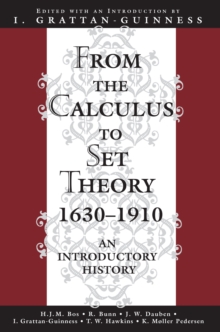 From the Calculus to Set Theory 1630-1910