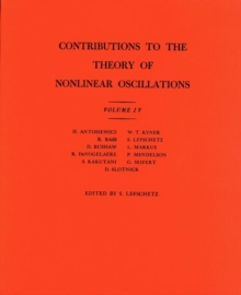 Image for Contributions to the Theory of Nonlinear Oscillations (AM-41), Volume IV