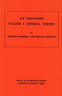 Image for Lie Equations, Vol. I : General Theory. (AM-73)