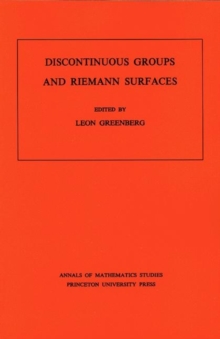 Image for Discontinuous Groups and Riemann Surfaces (AM-79), Volume 79