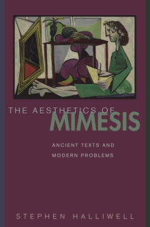 Image for The aesthetics of mimesis  : ancient texts & modern problems