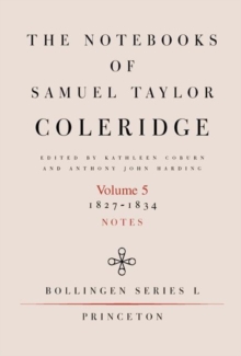 Image for The Notebooks of Samuel Taylor Coleridge, Volume 5